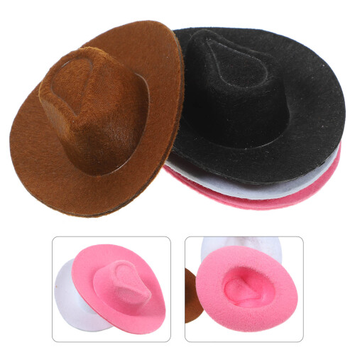 4 Mini Cowboyhoedje -geweven Ornamenten 2