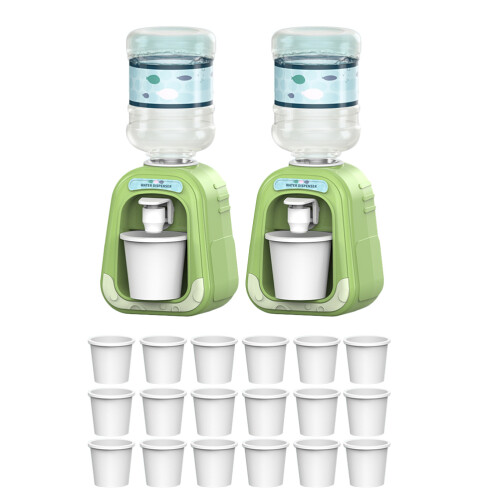 3Ensembles Distributeur D'eau Mini Vert Jouet Sécurisé Enfants