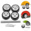 Lot De Pour RC 1/64 Jouet Roue Creuse 9