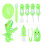 3Ensembles Ensemble Enfant Dino Compact Apprentissage 1