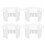 4Pcs Leak-Proof Cold Kettle Lids Replacement Pitcher Covers 7