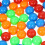 About 120Pcs Plastic Colorful Game Balls Replacement Beads Toy 4
