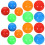About 120Pcs Plastic Colorful Game Balls Replacement Beads Toy 10