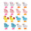48Pcs Assorted Wind Up Toys Plush Clockwork Animals Kids Gift 1