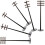 6Pcs Miniature Train Construction Telegraph Poles Sand Table Scene 9