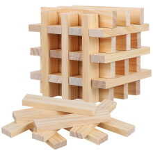 100Pcs Wooden Sticks: Solid Wood Planks For Crafting And Construction