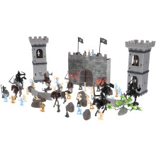 Set Of Medieval Sand Table Castle Soldier And Knight Figurines