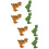 8 Pcs Plastic Wind-Up Dinosaur Clockwork Models For Home Store 7