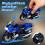 1Pc Friction Powered Pull Back Mini Motorcycle Toy For Kids 7