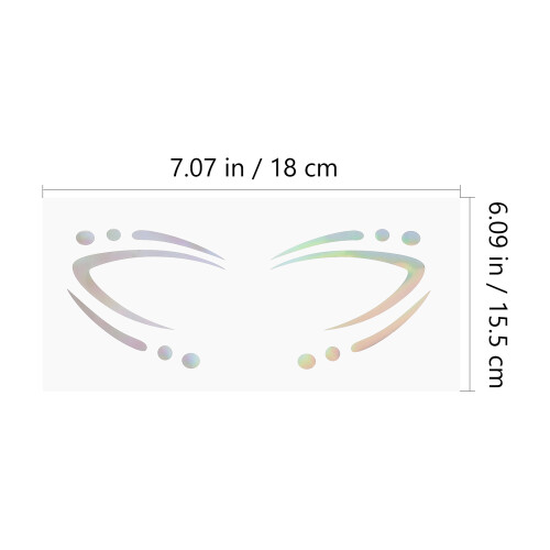 6Pcs Eye Makeup Stickers Temporary Face For Halloween 1
