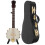 Set Banjo Model Wood Instrument With Storage Case Gift 9
