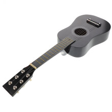 23 Inch Wooden Guitar Toy Musical Instrument For Children Kids Black
