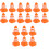 18Pièces Signaux De Circulation Simulés Mini Orange Pour Enfant 4