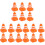 18Pièces Signaux De Circulation Simulés Mini Orange Pour Enfant 3