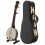 4 Sets Banjo Model Wood Instrument With Case Gift 1