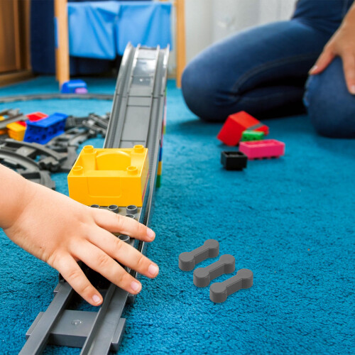 Plastic Train Track Adapter Kit With Dog Bone Connectors For Expansion 2