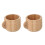 2Pcs Solid Wood Tea Cups With Handle For Home Nursery 9
