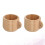 2Pcs Solid Wood Tea Cups With Handle For Home Nursery 5