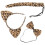 3Pcs Kids Cat Ears Headband Bow Tie Tail Set Print 11