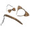 3Pcs Kids Cat Ears Headband Bow Tie Tail Set Print 9