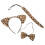 3Pcs Kids Cat Ears Headband Bow Tie Tail Set Print 8
