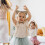 3Pcs Kids Cat Ears Headband Bow Tie Tail Set Print 5