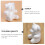 3 Pcs 1 Bag Diy Bear Shape Modeling Kits White 10
