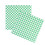 100Pcs Plaid Pattern Pizza Oil Paper Grease-Proof Wrappers Green 1