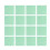 100Pcs Plaid Pattern Pizza Oil Paper Grease-Proof Wrappers Green 9