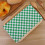 100Pcs Plaid Pattern Pizza Oil Paper Grease-Proof Wrappers Green 4