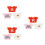 9 Pcs Compact Doll Costume Bear Outfits For Stuffed Animals 5