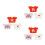 9 Pcs Compact Doll Costume Bear Outfits For Stuffed Animals 7