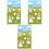 3 Pcs Easter Toss Game Flag Bunny Pattern Hanging Sandbag Flag 3
