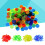 100Pcs Colorful Transparent Plastic Chips Counting Accessories 7