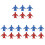 18 Pcs Mini Airplane Model Toy For Kids Educational Cognition 3