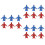 18 Pcs Mini Airplane Model Toy For Kids Educational Cognition 7