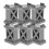 6Pcs Train Bridge Pier Blocks Track Riser Stabilizers Supports 8