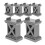 6Pcs Train Bridge Pier Blocks Track Riser Stabilizers Supports 11