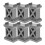 6Pcs Train Bridge Pier Blocks Track Riser Stabilizers Supports 5