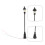 5Pcs Simulated Miniature Yard Lights For Sand Table Lamp Decors 9
