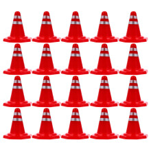 50Pcs Traffic Roadblocks Simulation Sand Table Diy Road Cone Signs