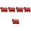 5Pcs Mini Plastic Waffle Maker For Dollhouse Kitchen 5