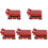 5Pcs Mini Plastic Waffle Maker For Dollhouse Kitchen 3