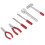 2 Sets Mini Household Repair Tools Desktop Decor Hammer Wrench 10