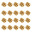 20 Pcs Copper Pinion 9 Tooth 2mm Thickness Small Modulus Gear 6