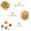 20 Pcs Copper Pinion 9 Tooth 2mm Thickness Small Modulus Gear 8