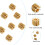 20 Pcs Copper Pinion 9 Tooth 2mm Thickness Small Modulus Gear 9