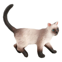 Plastic Siamese Cat Model Educational Cognitive Toy For Kids