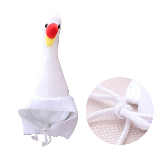 Adjustable Swan Hat With Long Neck Funny Cosplay Accessory