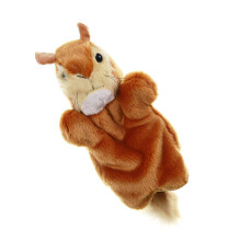 Squirrel Hand Puppet Plush Toy for Parent-Child Interaction